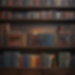 A beautifully organized bookshelf with thematic sections showcasing various genres.