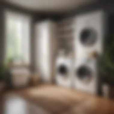 Creative Design Ideas for Laundry Closets Creative design elements in laundry closet decoration
