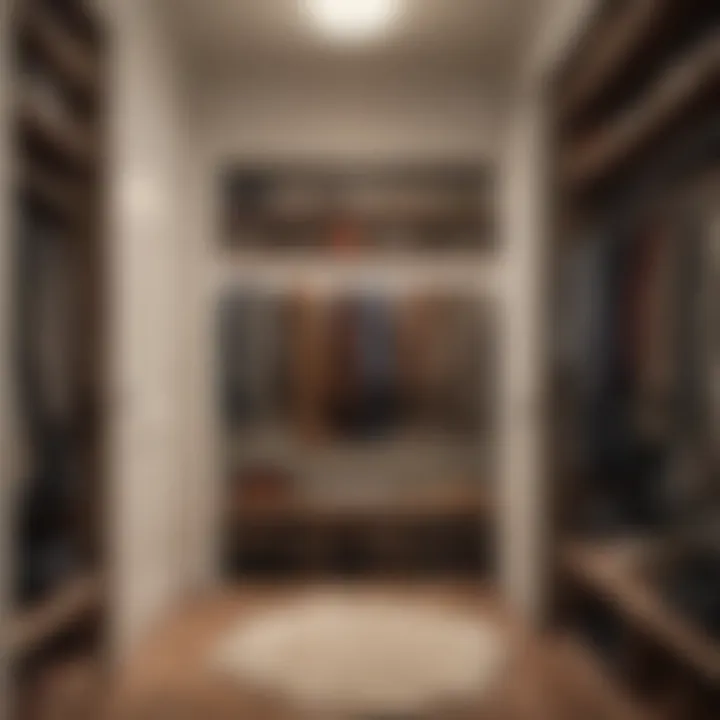 Personalized touches in a coat closet design
