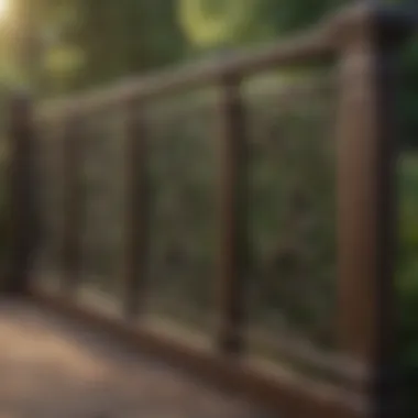 Elegant Deck Railing Designs An elegant deck showcasing various railing designs