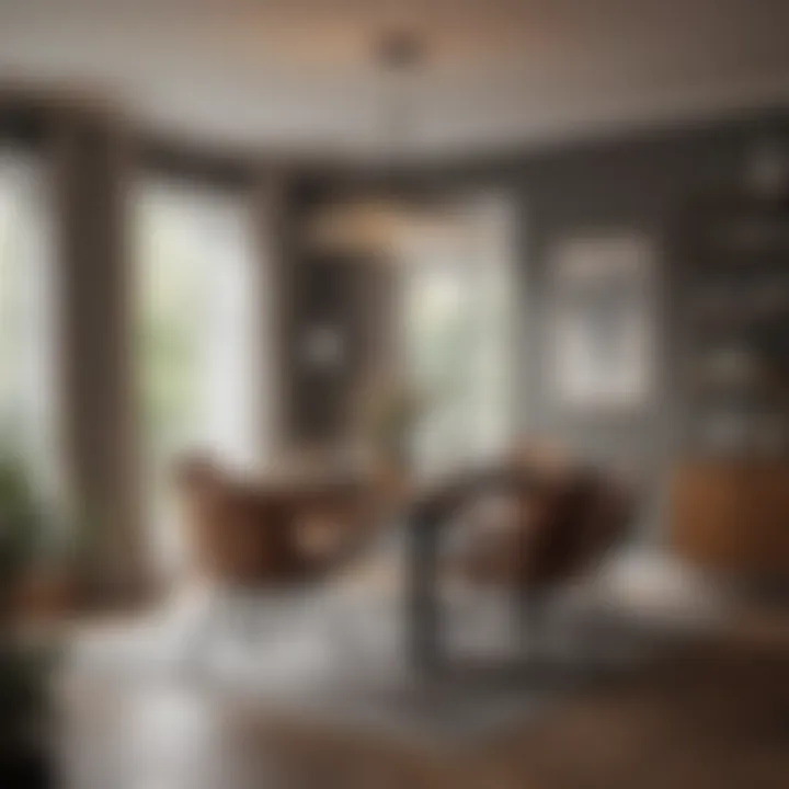Elegant small dining area with smart layout
