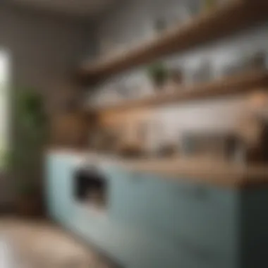 Decorative Storage Enhancing Kitchen Aesthetics Visual appeal through decorative yet functional kitchen storage