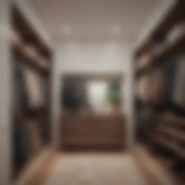 Vertical Space Utilization in Modern Closets Utilization of vertical space in a modern closet