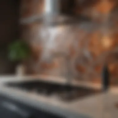 Aesthetic Impact of One Piece Backsplash Aesthetic appeal of a one piece backsplash in a contemporary setting