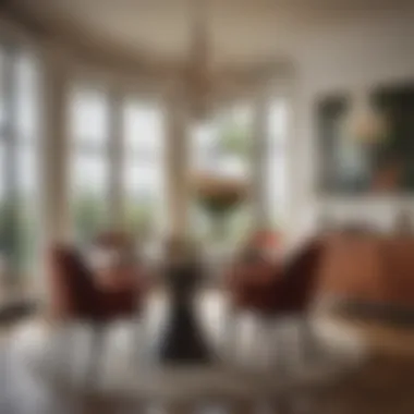 Enhancing Connection Through Decor Techniques Decor techniques enhancing the connection between dining and living spaces
