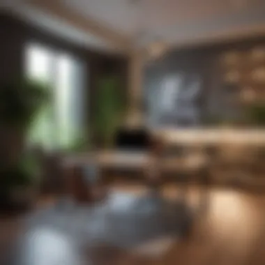 Innovative Workspace Design Innovative workspace reflecting functionality and style