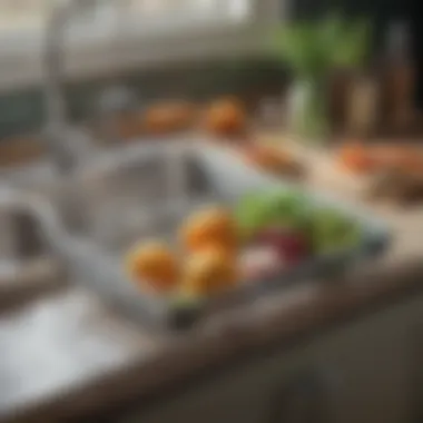 Sturdy Materials for Long-lasting Use Durable materials of kitchen sink organizer trays