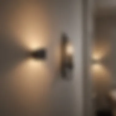 Charming Wall Sconces in a Small Space Wall sconces adding charm to a small living room