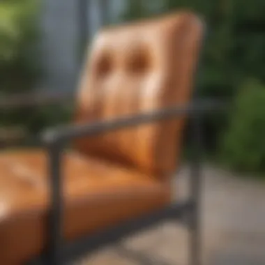 Protective Coatings for Extended Lifespan Close-up of protective coatings on outdoor furniture
