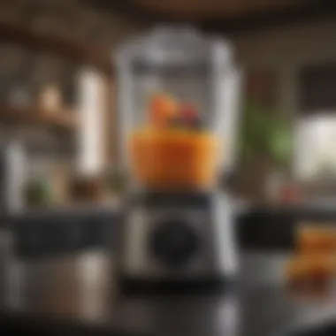 Blender Features Detailed Close-up of blender features and controls