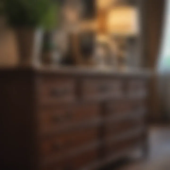 Tips for maintaining the appearance of a painted dresser.