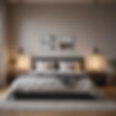 Cozy Minimalist Master Bedroom Aesthetic Cozy master bedroom featuring a minimalist aesthetic with functional furniture