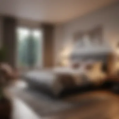 Creating a Cozy and Stylish Bedroom Layout A cozy bedroom layout emphasizing comfort and style.