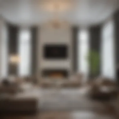 Elegant Contemporary Living Room A beautifully designed contemporary living room showcasing a blend of comfort and elegance.