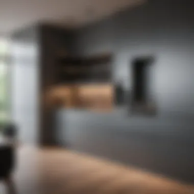 Integrated Storage in Modern Design Modern kitchen with integrated storage cabinets enhancing space