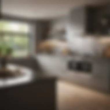 Tech-Integrated Kitchen Features Advanced technology integrated into kitchen appliances