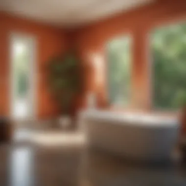 Natural Light's Impact on Interior Colors A bright room bathed in natural light, highlighting the effects of color on ambiance.