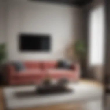 Elegant Design of Small Rooms with Large Furniture Elegant small room design incorporating large pieces with finesse