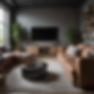 Stylish Arrangement of Large Furniture in Small Spaces Stylish arrangement of large furniture in a compact living space