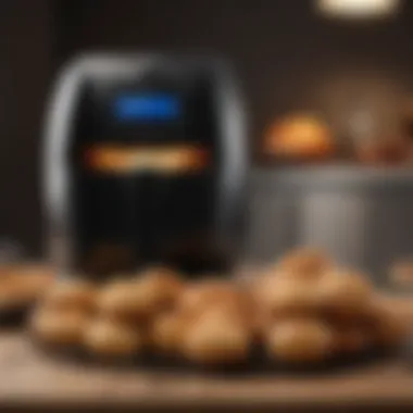 Freshly baked goods produced using the Ninja Air Fryer's bake function.