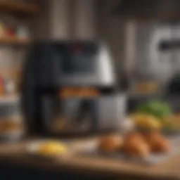 Ninja Air Fryer Max XL Oven showcasing advanced features