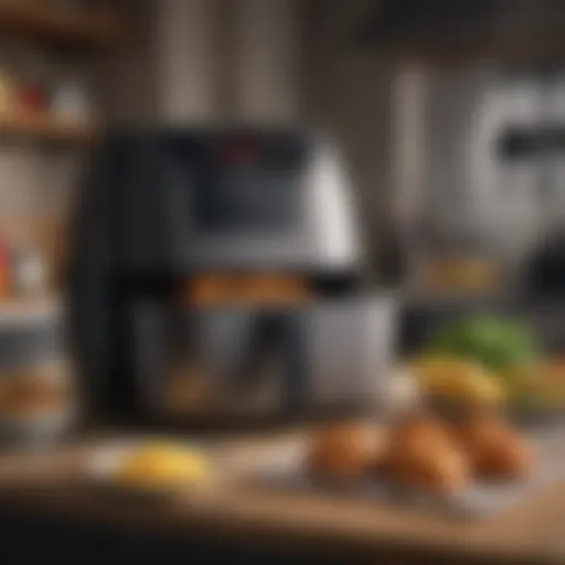 Ninja Air Fryer Max XL Oven showcasing advanced features