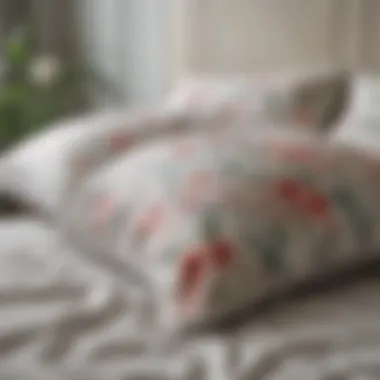 Comfort and Breathability of Cotton Pillowcases Cotton pillowcase displayed with a floral pattern