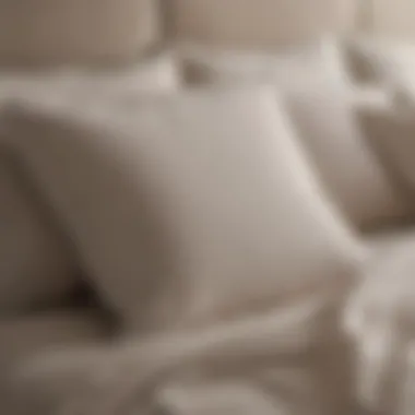Diverse Materials for Tailored Sleep Experiences Neatly organized various pillowcase materials