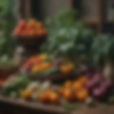 Preserving Heritage: The Beauty of Heirloom Vegetables Heirloom vegetable varieties in a garden