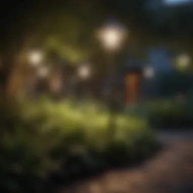 Effective Solar Lighting in Shaded Gardens Solar light installed in a shaded garden area