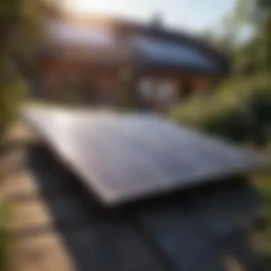 Innovative Solar Panel Technology for Low-Sunlight Areas Close-up of solar panel technology