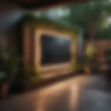 Sustainable Materials for Outdoor TV Enclosures Sustainable materials used in building an outdoor television space