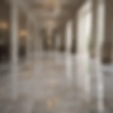 Marble Floor Elegance Beautifully polished marble floor showcasing shine and elegance