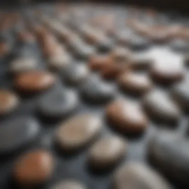 Various types of natural stones suitable for flooring