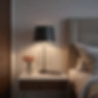 Task Lighting for Modern Bedside Decor Stylish task lighting positioned above a modern bedside table