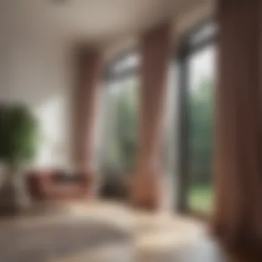 Stylish Installation Techniques for Angled Windows Stylish installation of curtains that complement an angled window design