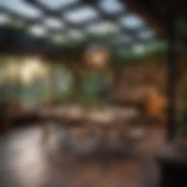 Elevated Dining Space for Creativity An inviting dining area designed for creativity and social gatherings