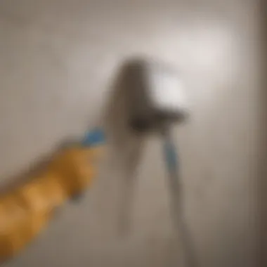 Cleaning the wall after backsplash removal