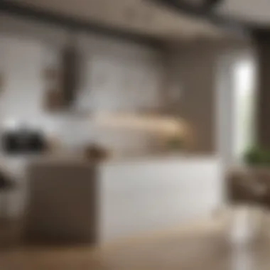 Optimized Kitchen Layout Functional kitchen layout emphasizing space optimization