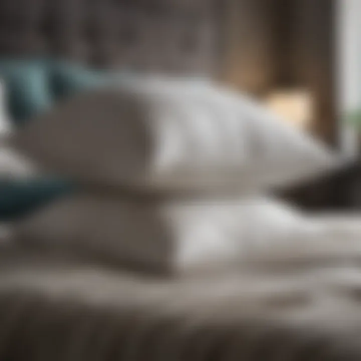Comparison chart of pillow types for king beds