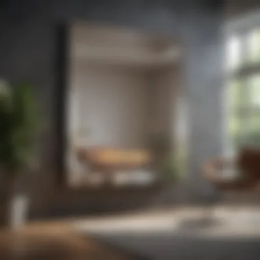 A Contemporary Design Mirror Enhancing Modern Interiors Contemporary Design Mirror
