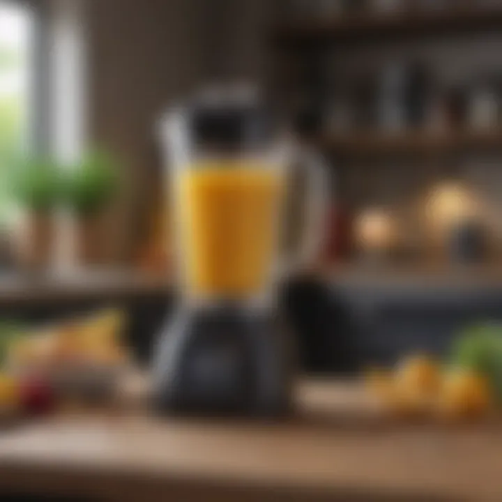 User-friendly interface of a modern cup blender