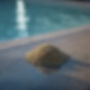 Chlorine Granules for Effective Pool Shocking Chlorine granules ready for pool shocking