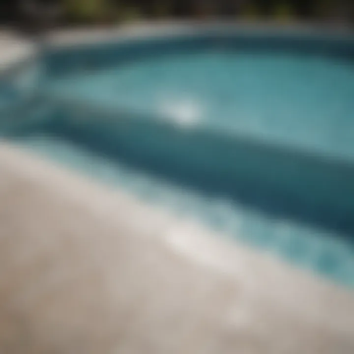 Clear pool water after shocking with chlorine