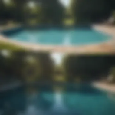 Before and After: Pool Water Clarity Transformation Before and after comparison of pool water clarity