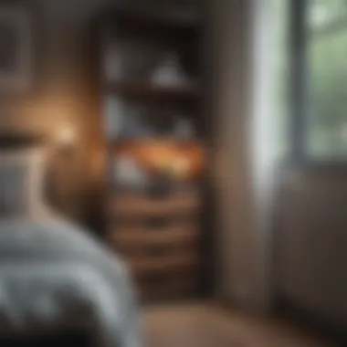 Smart Storage: Enhancing Style and Utility in Small Guest Rooms Stylish small guest room with clever storage solutions