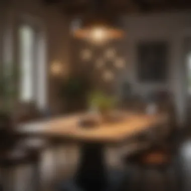 Multi-Functional Dining Table Design Elegant dining table that doubles as workspace