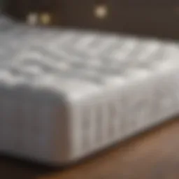 Illustration of a mattress with added layers for firmness