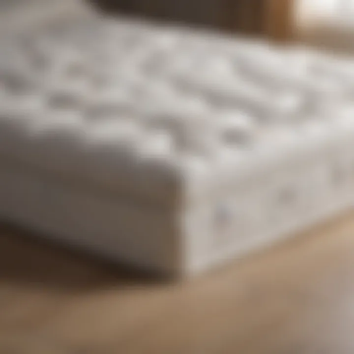 Comparison of different mattress types for firmness
