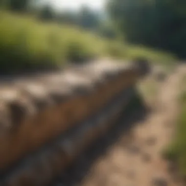 Natural barriers used to protect grass seed from erosion